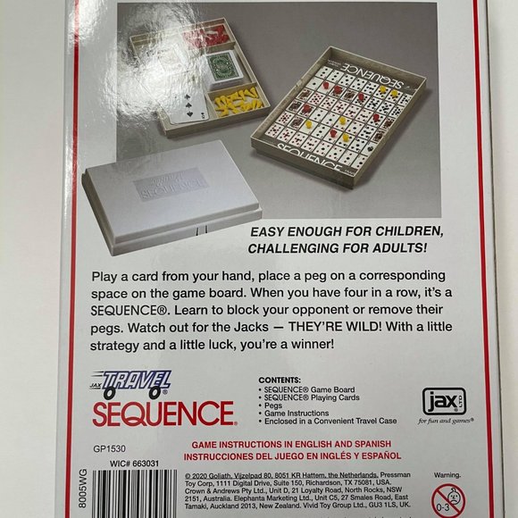 NIB- Sequence Travel Game - Picture 2 of 2